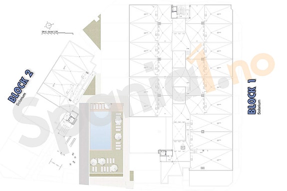 Ny toppleilighet med privat takterrasse og møbler inkludert - 800 m fra stranden