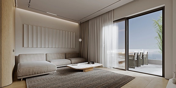 Penthouse med 3 soverom og 2 bad | Kun 700 meter fra nydelig strand | Eksklusive fellesområder | Parkering og bod