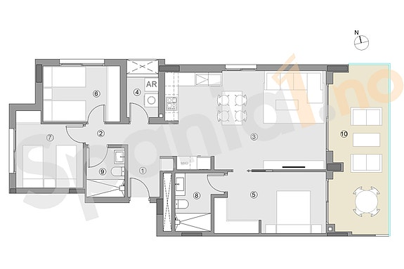 Ny leilighet med eksklusive kvaliteter | 3 soverom | Stor terrasse med utsikt | Parkering | Like ved sjøen