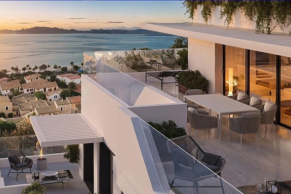 Penthouse med 3 soverom og 2 bad | Kun 700 meter fra nydelig strand | Eksklusive fellesområder | Parkering og bod