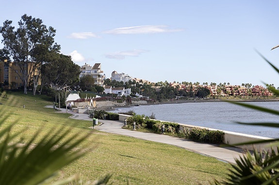 Penthouse med 3 soverom, 160 m² terrasse og havutsikt - New Golden Mile