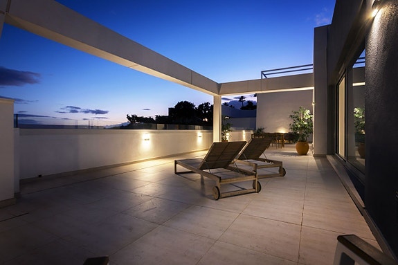 Penthouse med 3 soverom, 160 m² terrasse og havutsikt - New Golden Mile