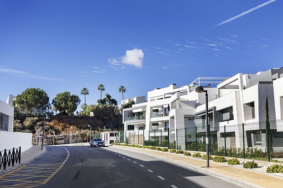 Penthouse med 3 soverom, 160 m² terrasse og havutsikt - New Golden Mile