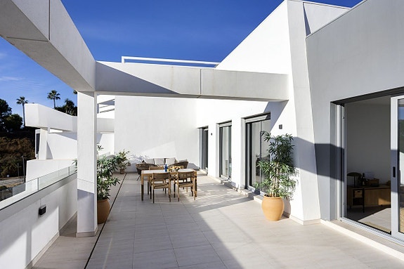 Penthouse med 3 soverom, 160 m² terrasse og havutsikt - New Golden Mile