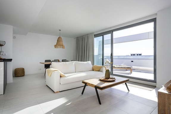 Penthouse med 3 soverom, 160 m² terrasse og havutsikt - New Golden Mile