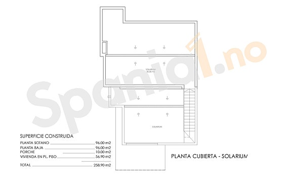 Lekker villa med takterrasse og privat basseng - 3 soverom, gangavstand til strand