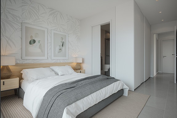 Nybygg - Penthouse med 3 soverom og 2 bad, egen takterrasse - Nær stranden