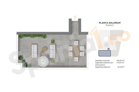 Nybygg - Penthouse med 3 soverom og 2 bad, egen takterrasse - Nær stranden