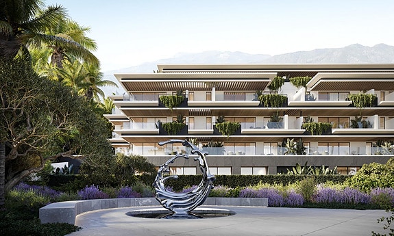 Eksklusivt nybygg i Buenavista, Mijas - Panoramautsikt mot havet, store terrasser og resortfasiliteter