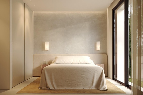 Ny villa på ett plan med privat basseng - 3 soverom, hage og mulighet for takterrasse