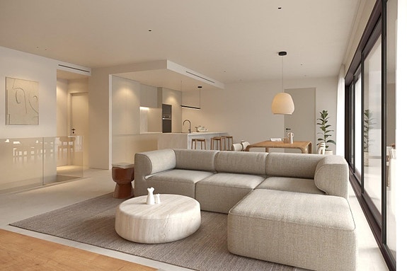 Ny villa på ett plan med privat basseng - 3 soverom, hage og mulighet for takterrasse