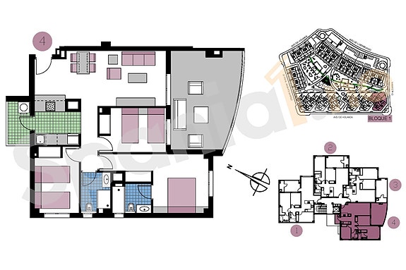 500 meter til nydelig strand | Penthouse med 3 soverom og 2 bad | Flotte fellesområder