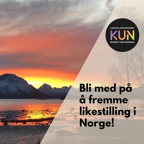 Bli med på å fremme likestilling i Norge!