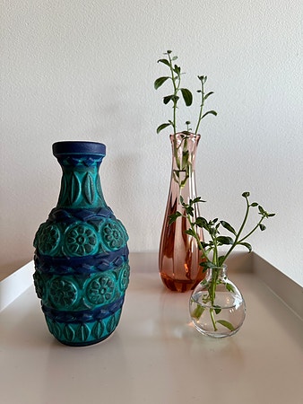 Vintage W. Germany keramikk vase