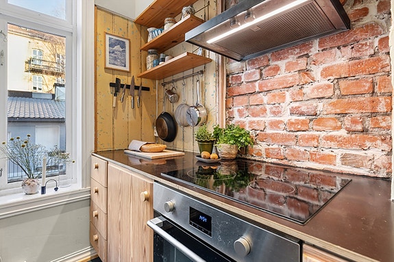 Integret keramisk koketopp