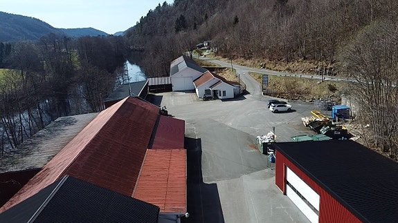 Oversiktsbilde av anlegget.