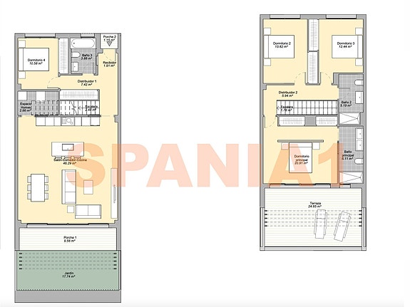 Solgt! Rekkehus med 4 soverom og 3 bad | Gangavstand til strand | Eksklusive kvaliteter