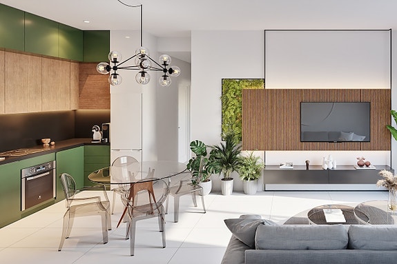 SISTE LEDIGE! Moderne leilighet med stor terrasse og hage 154m2 | 3 soverom og 2 bad | Flott fellesområde