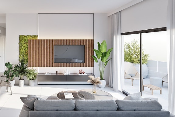 SISTE LEDIGE! Moderne leilighet med stor terrasse og hage 154m2 | 3 soverom og 2 bad | Flott fellesområde