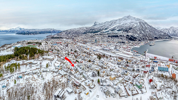 Flott beliggenhet på Framnes i familievennlige omgivelser.