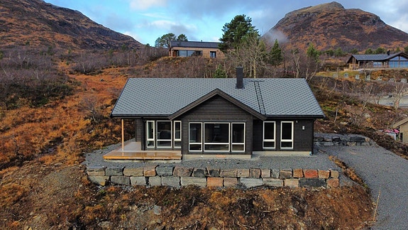 Hytten er oppført i 2023.