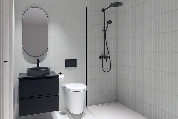 Ny bolig med nydelig havutsikt | 300 meter fra stranden | 3 soverom og 2 bad | Terrasse og hage