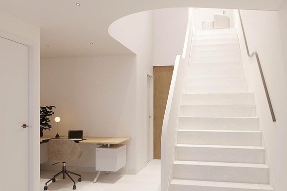 Penthouse med nydelig havutsikt | 300 meter fra stranden | 3 soverom og 2 bad | Terrasse og hage