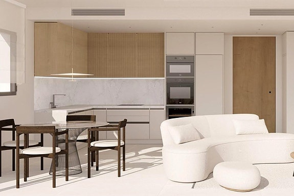 Ny bolig med nydelig havutsikt | 300 meter fra stranden | 3 soverom og 2 bad | Terrasse og hage