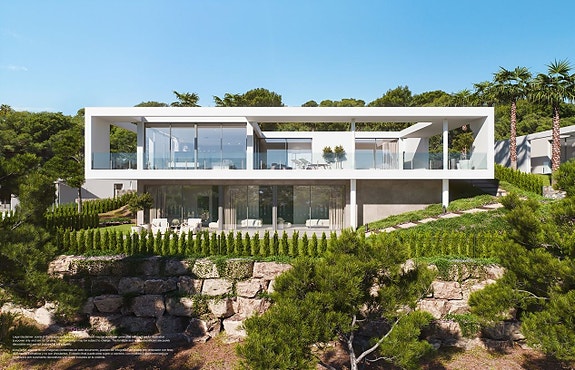 Eksklusiv villa med moderne design og førsteklasses kvalitet for en luksuriøs middelhavslivsstil