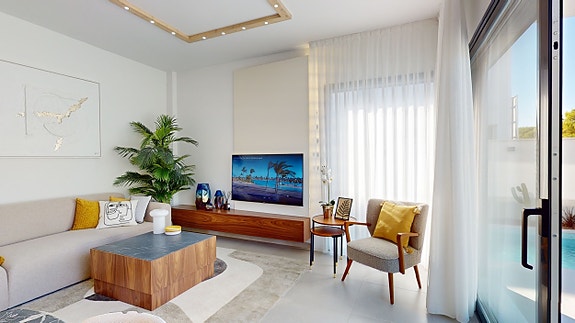 Nydelig bolig med 3 soverom og 2 bad | Flott uteområde med privat basseng | Parkering og stor terrasse