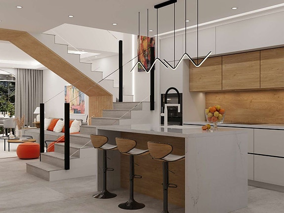 Luksuriøst rekkehus i Aloha Gardens! Fullt renovert | Takterrasse | Gated community med basseng og hage!