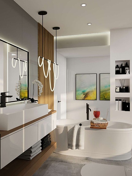 Luksuriøst rekkehus i Aloha Gardens! Fullt renovert | Takterrasse | Gated community med basseng og hage!