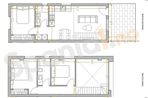 Rekkehus med 3 soverom og 2 bad - Takterrasse - Nydelig uteplass med privat basseng - Parkering!