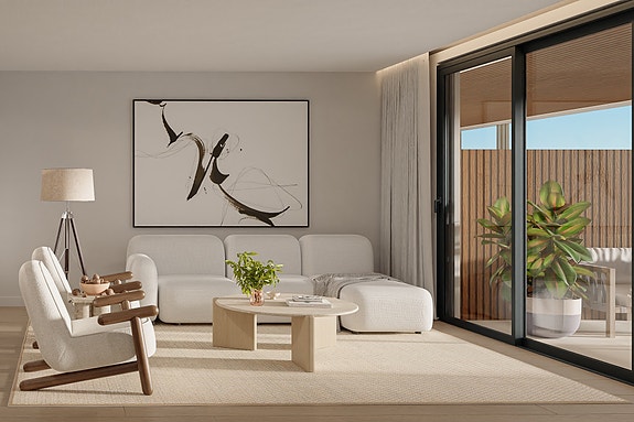 Eksklusiv leilighet med 2 soverom og 2 bad  | Stor terrasse og nydelige fellesområder