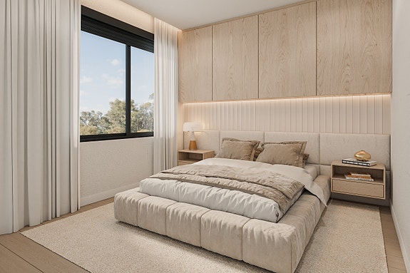 Eksklusiv leilighet med 2 soverom og 2 bad  | Stor terrasse og nydelige fellesområder