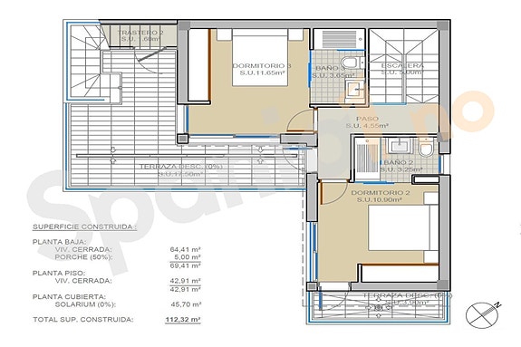 Eksklusiv villa med 3 soverom og 3 bad | Takterrasse og nydelig hage med eget basseng | Parkering
