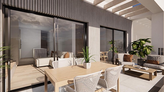 Eksklusiv villa med 3 soverom og 3 bad | Takterrasse og nydelig hage med eget basseng | Parkering