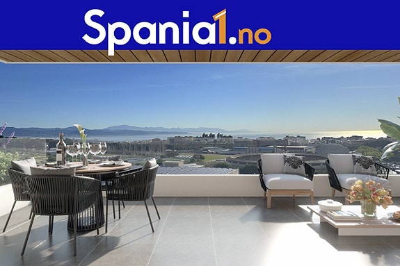 Nyhet! Leilighet med 3 soverom og 2 bad | Flott fellesområde med hage og basseng | Parkering og bod