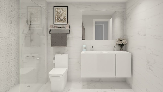 Nyhet! Leilighet med 4 soverom og 3 bad | Flott fellesområde med hage og basseng | Parkering og bod