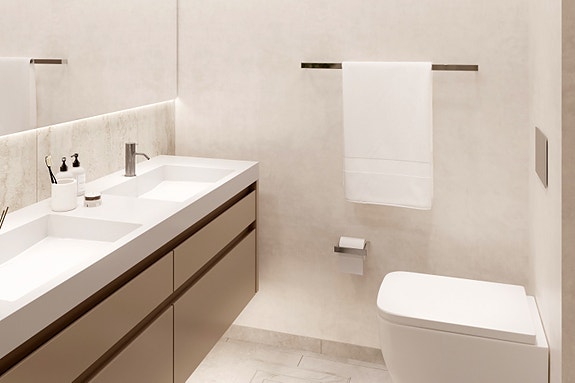 LUKSUS | Penthouse med 3 soverom og 3+1 bad | Stor takterrasse | Eksklusive fasiliteter | Parkering