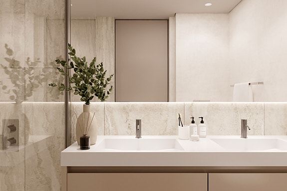 LUKSUS | Penthouse med 3 soverom og 3+1 bad | Stor takterrasse | Eksklusive fasiliteter | Parkering