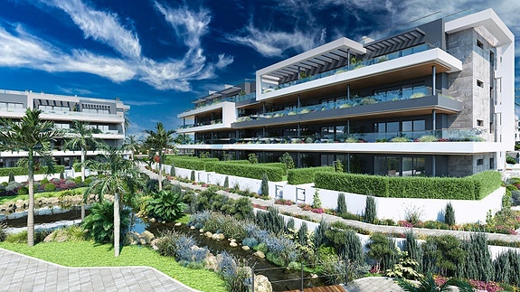 Penthouse leilighet med stor takterrasse | 2 soverom | Eksklusive fellesområder