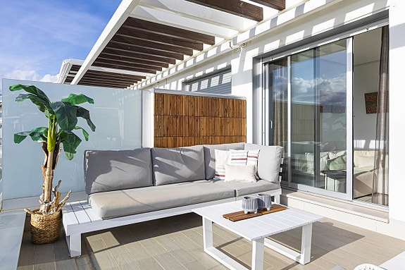 Duplex Penthouse med 3 soverom - Stor terrasse med fantastisk havutsikt - Flotte fellesområder!