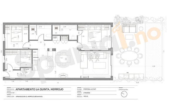 Moderne leilighet med 3 soverom, privat hage og utsikt mot golfbanen - Ferdig møblert