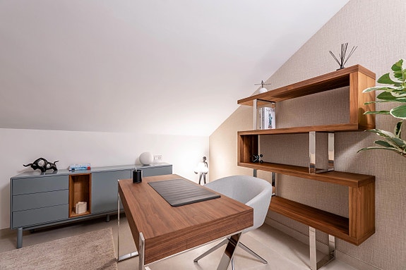 Eksklusiv penthouse med 5 soverom | 4 terrasser og panoramautsikt | Totalrenovert og sammenslått enhet