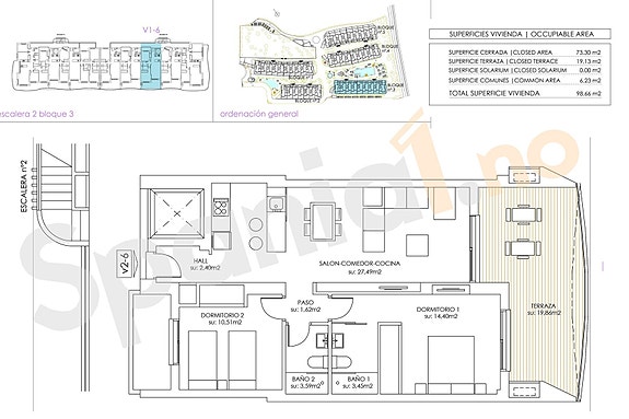 Bolig til sommeren | Kun 400 m fra havet | Eksklusiv leilighet med romslig planløsning | Flotte fellesområder