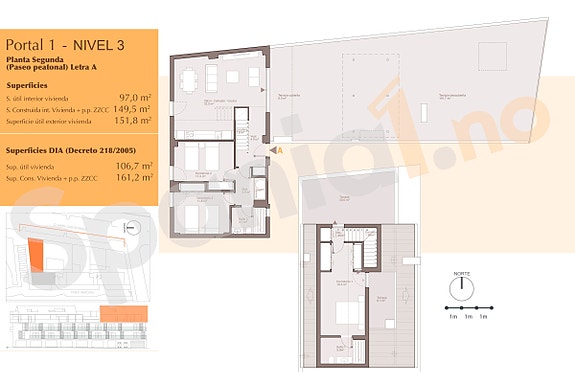 Eksklusiv penthouse med 3 soverom og stor takterrasse - nær stranden i San Pedro Alcántara