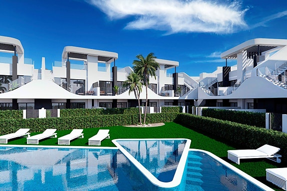 Nybygg - Toppleiligheter med 2 og 3 soverom - Moderne stil - Privat uteplass og felles basseng