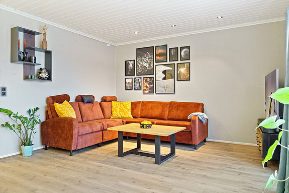 Videre inn i boligen har vi en flott stue -