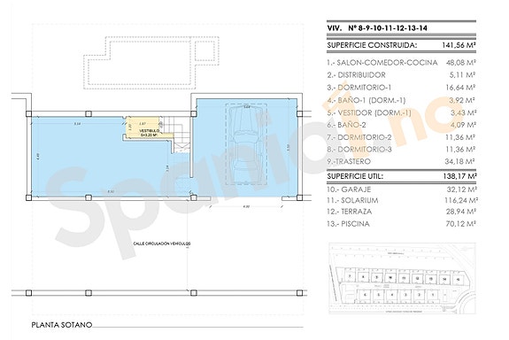 Plantegning underetasje